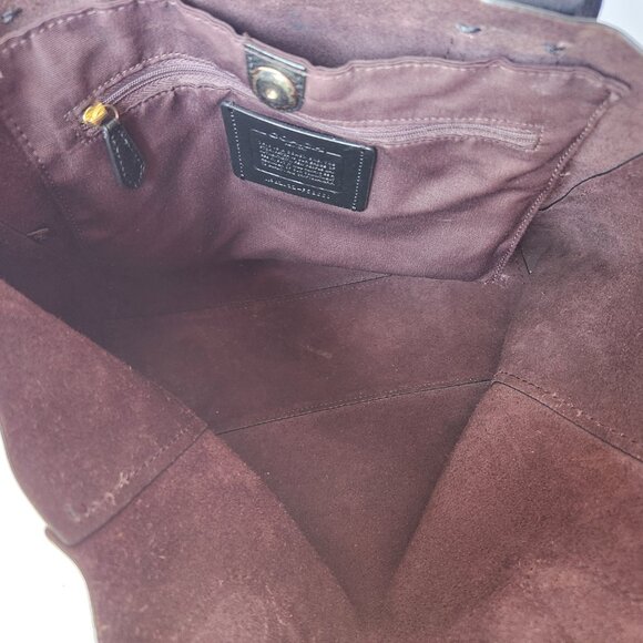 Coach black Pebble leather Derby tote 58660 and Sig C zip wristlet - Picture 10 of 14